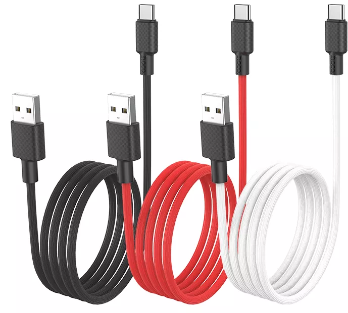 Кабель Hoco X29 Superior Style USB-A - Type-C 10w 1м cable Red - фото 3