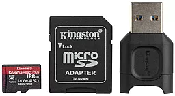 Карта памяти Kingston microSDXC 128GB Canvas React Plus Class 10 UHS-II U3 V90 A1 + SD-адаптер (MLPMR2/128GB) - фото Карта памяти Kingston microSDXC 128GB Canvas React Plus Class 10 UHS-II U3 V90 A1 + SD-адаптер (MLPMR2/128GB)