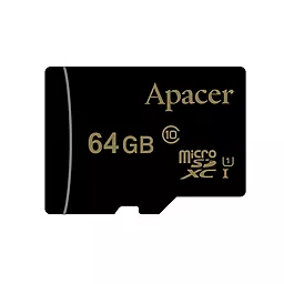 Карта памяти Apacer microSDXC 64GB Class 10 UHS-1 U1 (AP64GMCSX10U1-RA)