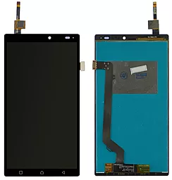 Дисплей Lenovo Vibe X3 Lite, Vibe K4 Note  (A7010a48, K51c78) з тачскріном, оригінал, Black