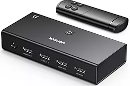 Видео сплиттер CM598 HDMI 1x3 v2.0 4k 60hz black (15376) Ugreen - фото Видео сплиттер CM598 HDMI 1x3 v2.0 4k 60hz black (15376) Ugreen