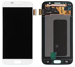 Дисплей Samsung Galaxy S6 G920 с тачскрином, (OLED), White