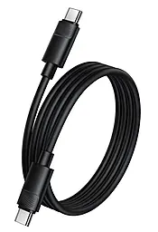 Кабель Borofone BX123 USB Type-C - Type-C 60w 3a 1м PD cable Black - фото Кабель Borofone BX123 USB Type-C - Type-C 60w 3a 1м PD cable Black