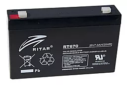 Акумуляторна батарея Ritar 6V 7Ah (RT670)
