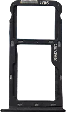 Слот (лоток) SIM-карти Meizu M5C Black - фото 1
