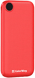 Повербанк ColorWay Slim LCD 10000mAh Red (CW-PB100LPH2RD-D)