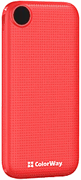 Повербанк ColorWay Slim LCD 10000mAh Red (CW-PB100LPH2RD-D) - фото Повербанк ColorWay Slim LCD 10000mAh Red (CW-PB100LPH2RD-D)
