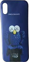 Чохол 1TOUCH Silicone Print new Apple iPhone XS Max KAWS