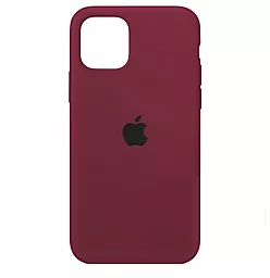 Чехол Silicone Case Full для Apple iPhone 11 Pro Max Marsala