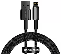 Кабель Baseus Tungsten Gold USB-A - Lightning 12w 2.4a 1м cable Black (CALWJ-01) - фото Кабель Baseus Tungsten Gold USB-A - Lightning 12w 2.4a 1м cable Black (CALWJ-01)