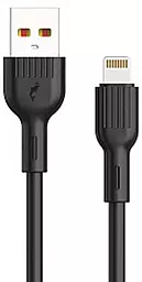 Кабель SkyDolphin S03L USB-A - Lightning 12w 2.4a 1м cable Black (USB-000416) - фото Кабель SkyDolphin S03L USB-A - Lightning 12w 2.4a 1м cable Black (USB-000416)