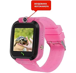 Смарт-часы AmiGo GO007 Flexi GPS Pink - миниатюра 2 Смарт-часы AmiGo GO007 Flexi GPS Pink - миниатюра 2