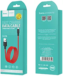 Кабель Hoco X29 Superior Style USB-A - micro USB 10w 1м cable Red - мініатюра 6 Кабель Hoco X29 Superior Style USB-A - micro USB 10w 1м cable Red - мініатюра 6