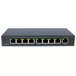 Коммутатор (свитч) GreenVision GV-004-Е-08+1P - фото Коммутатор (свитч) GreenVision GV-004-Е-08+1P