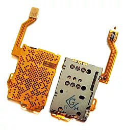 Шлейф Nokia C7-00 / C7-00s Oro с разъемом SIM-карты - фото Шлейф Nokia C7-00 / C7-00s Oro с разъемом SIM-карты