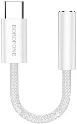Аудіо-перехідник Borofone BV15 M-F USB Type-C -> 3.5mm Silver - мініатюра 2