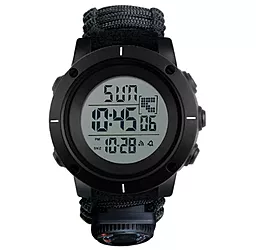Часы наручные SKMEI 1213BK PARACORD Black - фото Часы наручные SKMEI 1213BK PARACORD Black