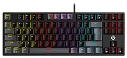 Клавиатура Fantech ATOM MK876V2 Blue Switch Black/Grey - фото Клавиатура Fantech ATOM MK876V2 Blue Switch Black/Grey