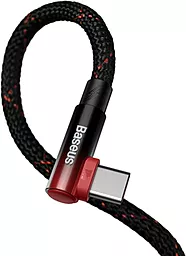 USB PD Кабель Baseus MVP 2 Elbow-shaped 20V 5A 2M USB Type-C - Type-C Cable Black/Red (CAVP000720) - мініатюра 4