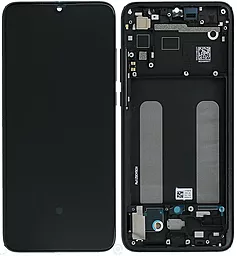 Дисплей Xiaomi Mi 9 Lite, Mi CC9 з тачскріном і рамкою, оригінал, Black
