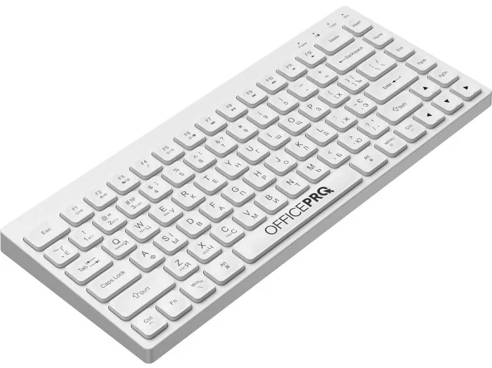 Клавиатура OfficePro SK955W Wireless/Bluetooth White - фото 3