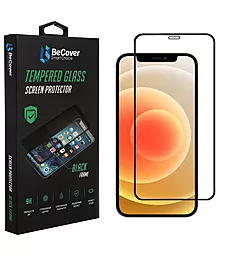 Захисне скло BeCover для Apple iPhone 14 Black (707970) - фото Захисне скло BeCover для Apple iPhone 14 Black (707970)