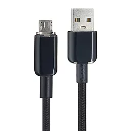 Кабель XO NB249 android USB-A - micro USB 12w 2.4a 1м cable Black - фото Кабель XO NB249 android USB-A - micro USB 12w 2.4a 1м cable Black