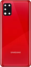 Задняя крышка корпуса Samsung Galaxy A31 A315F со стеклом камеры Original Prism Crush Red