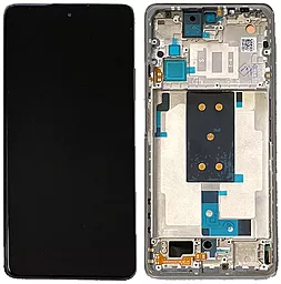 Дисплей Xiaomi 11T, 11T Pro з тачскріном і рамкою, (TFT), Silver - фото Дисплей Xiaomi 11T, 11T Pro з тачскріном і рамкою, (TFT), Silver