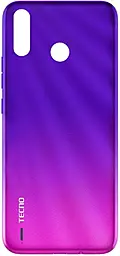 Задняя крышка корпуса Tecno Spark 4 Lite (BB4K) Hillier Purple - фото Задняя крышка корпуса Tecno Spark 4 Lite (BB4K) Hillier Purple