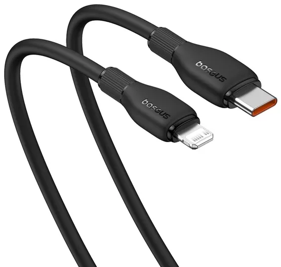 Кабель Baseus Pudding Series USB Type-C - Lightning 20w 3a 2м PD сable Black (P10355701111-01) - фото 4