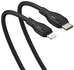 Кабель Baseus Pudding Series USB Type-C - Lightning 20w 3a 2м PD сable Black (P10355701111-01) - мініатюра 4 Кабель Baseus Pudding Series USB Type-C - Lightning 20w 3a 2м PD сable Black (P10355701111-01) - мініатюра 4