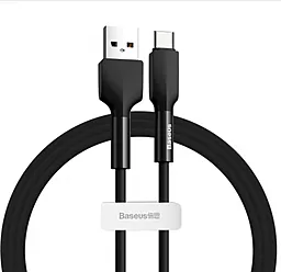 Кабель Baseus Silica USB-A - Type-C 12w 2.4a 2м cable Black (CATGJ-A01)