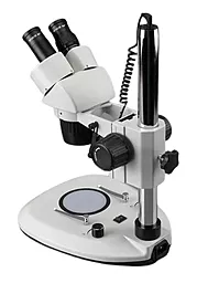 Микроскоп AmScope бинокулярный SW-2B13-6WB-V331 со светодиодной подсветкой и дискретной регулировкой кратности до 30Х - миниатюра 5