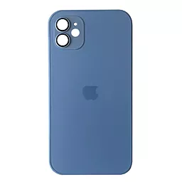Чехол AG Glass with MagSafe для Apple iPhone 12 Sierra blue