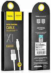 Кабель USB Hoco X1 Rapid Charging Lightning Cable White - миниатюра 2