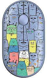 Компьютерная мышка 2E MF300 Pets Silent WL BT Cats (2E-MF300WPETSBL) - фото Компьютерная мышка 2E MF300 Pets Silent WL BT Cats (2E-MF300WPETSBL)
