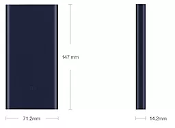 Повербанк Xiaomi Mi 2i 10000 mAh Black (PLM09ZM-BL) - миниатюра 6