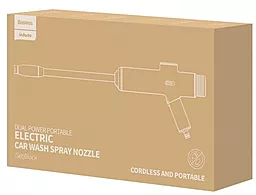 Пістолет для миття авто Baseus Dual Power Portable Electric Car Wash Spray Nozzle Set Black (TZCRDDSQ-01) - мініатюра 6