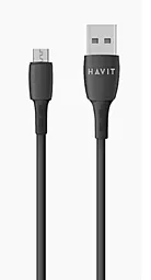 Кабель Havit HV-CB618C USB-A - micro USB 10w 1м cable Black
