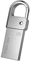 Флешка T&G Metal Series 4GB USB 2.0 (TG027-4G) Silver - фото Флешка T&G Metal Series 4GB USB 2.0 (TG027-4G) Silver