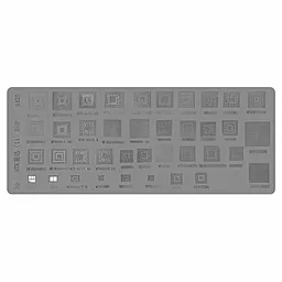 BGA трафарет (для реболлинга) (PRC) A425 для телефона China-phone universal MT6572A SC6825C MT658 MT6285 MT6575A MT6252CA 39 in 1 - фото BGA трафарет (для реболлинга) (PRC) A425 для телефона China-phone universal MT6572A SC6825C MT658 MT6285 MT6575A MT6252CA 39 in 1