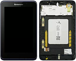 Дисплей для планшету Lenovo IdeaTab A3500 7 (A7-50) + Touchscreen with frame (original) Black