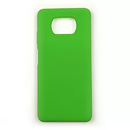 Чехол Silicone Case Jelly для Xiaomi Poco X3 Green