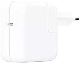 Сетевая зарядка для iPhone 30W USB-C Power Adapter white - фото Сетевая зарядка для iPhone 30W USB-C Power Adapter white