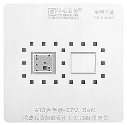 BGA трафарет (для реболлинга) Amaoe CPU-A13 0.10 мм - фото BGA трафарет (для реболлинга) Amaoe CPU-A13 0.10 мм