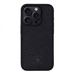 Чехол Santa Barbara Polo and Racquet Club Elvis Leather Case для Apple iPhone 16 Black - фото Чехол Santa Barbara Polo and Racquet Club Elvis Leather Case для Apple iPhone 16 Black