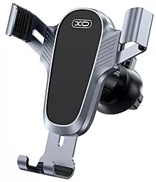 Держатель с автозажимом XO C86 Car Gravity Holder Black - фото Держатель с автозажимом XO C86 Car Gravity Holder Black