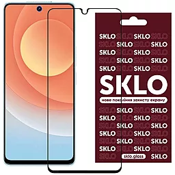 Защитное стекло SKLO 3D для TECNO POP 5 Черный - фото Защитное стекло SKLO 3D для TECNO POP 5 Черный