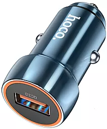 Автомобильное зарядное устройство Hoco Z46 18w QC3.0 car charger saphire blue - фото Автомобильное зарядное устройство Hoco Z46 18w QC3.0 car charger saphire blue